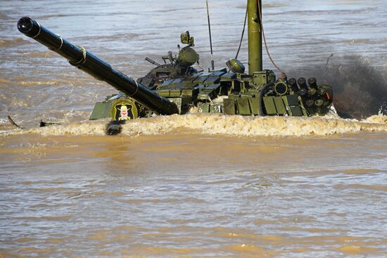 Учения танковых войск Восточного военного округа