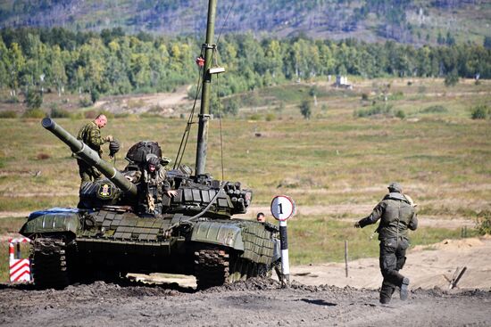 Учения танковых войск Восточного военного округа