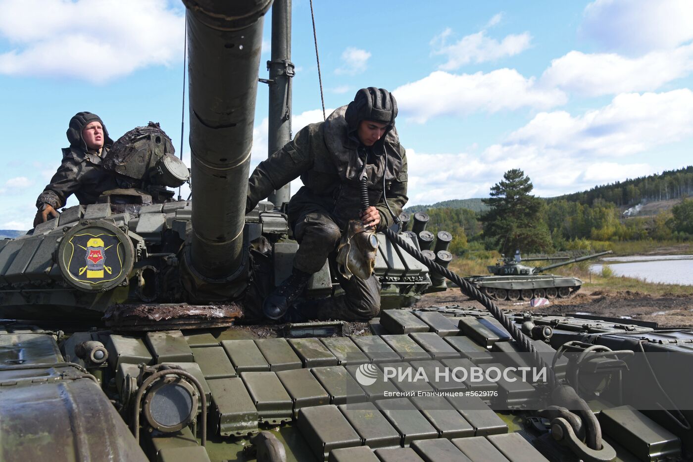 Учения танковых войск Восточного военного округа