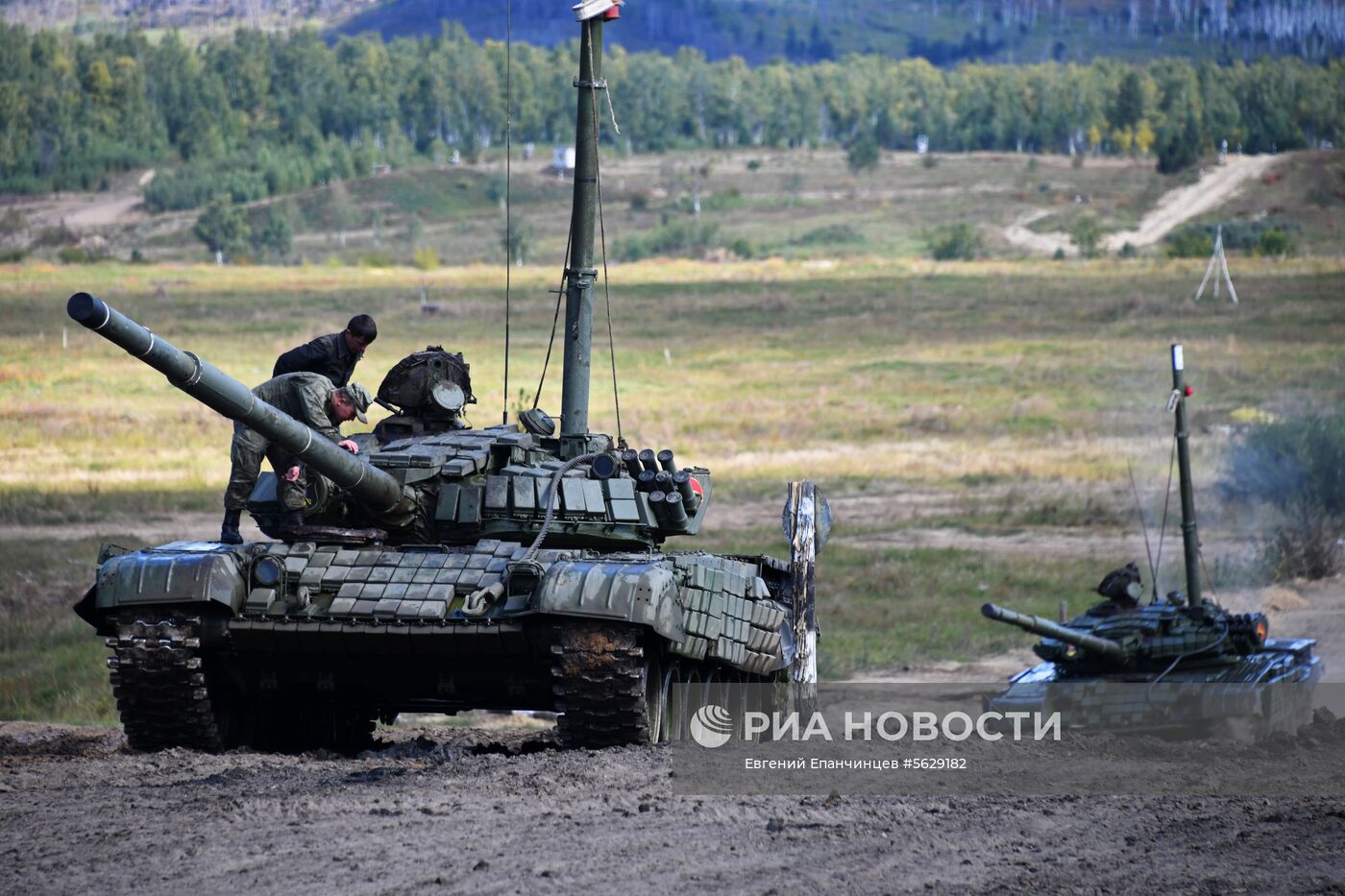 Учения танковых войск Восточного военного округа