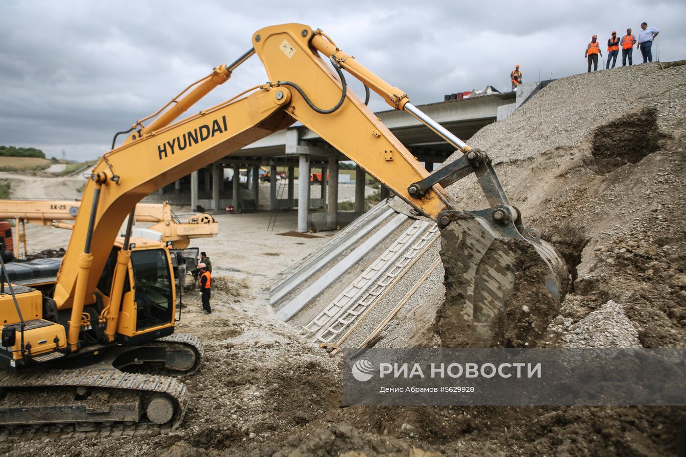 Строительство федеральной трассы "Кавказ" 