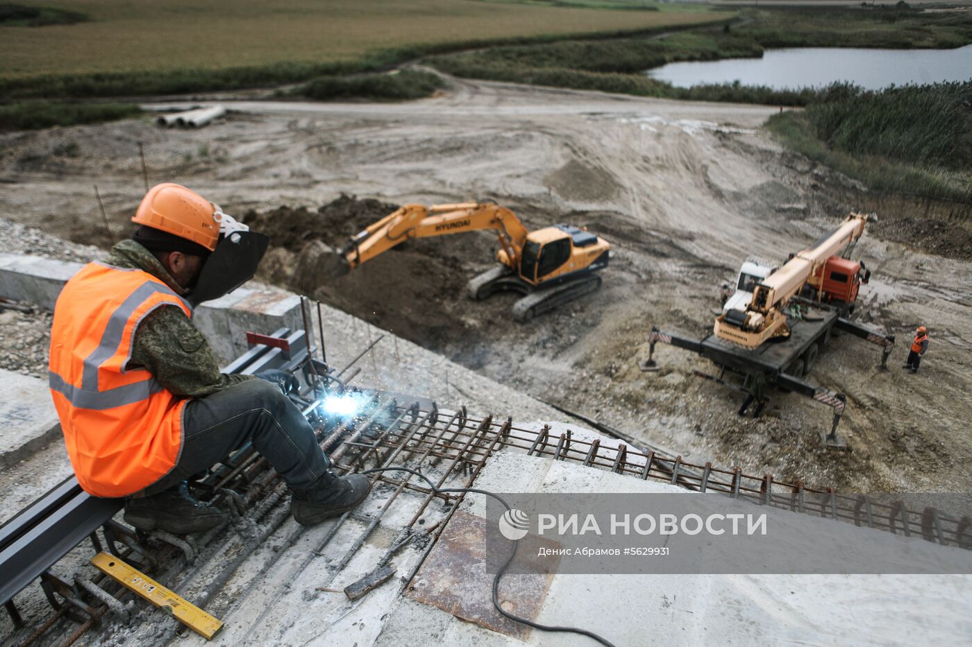 Строительство федеральной трассы "Кавказ" 