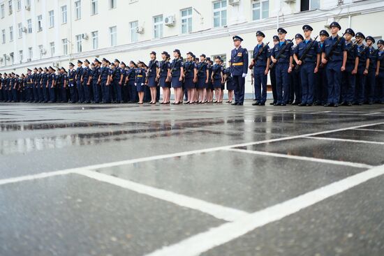 Принятие военной присяги курсантами летных училищ