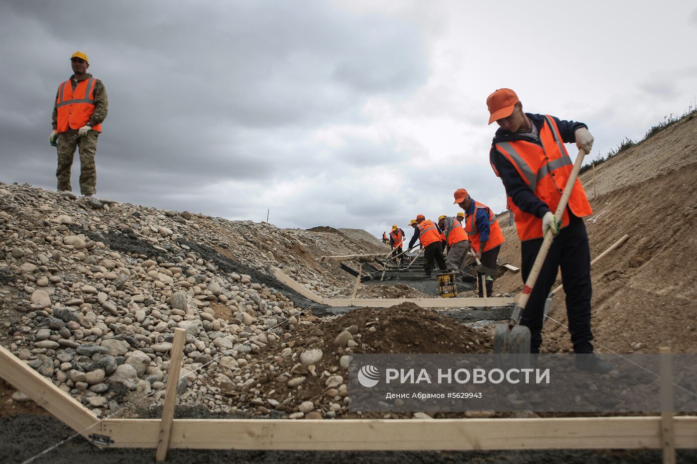 Строительство федеральной трассы "Кавказ" 