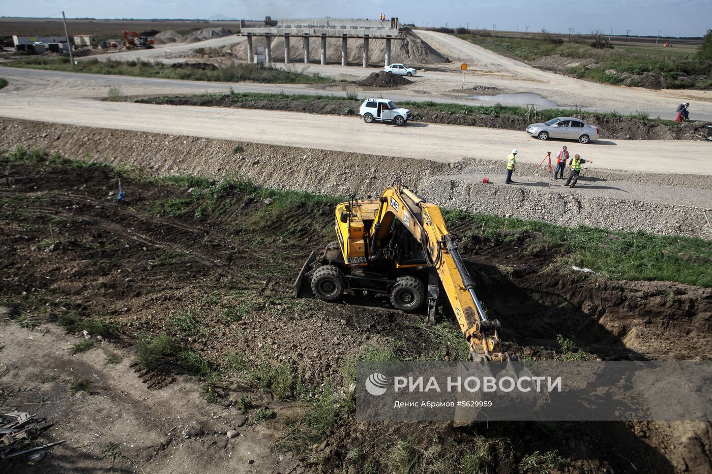 Строительство федеральной трассы "Кавказ" 