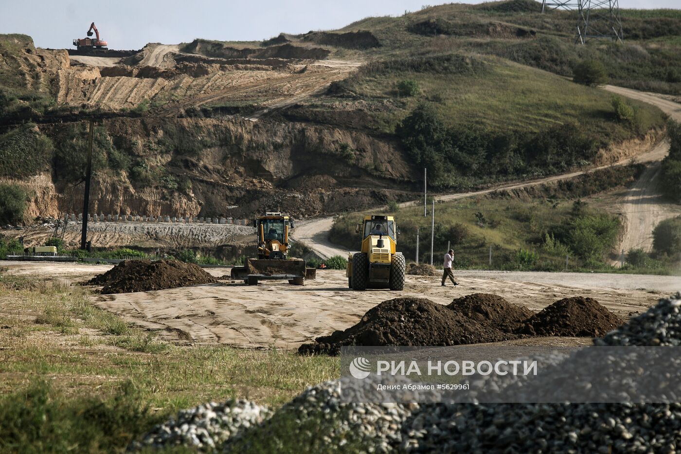 Строительство федеральной трассы "Кавказ" 