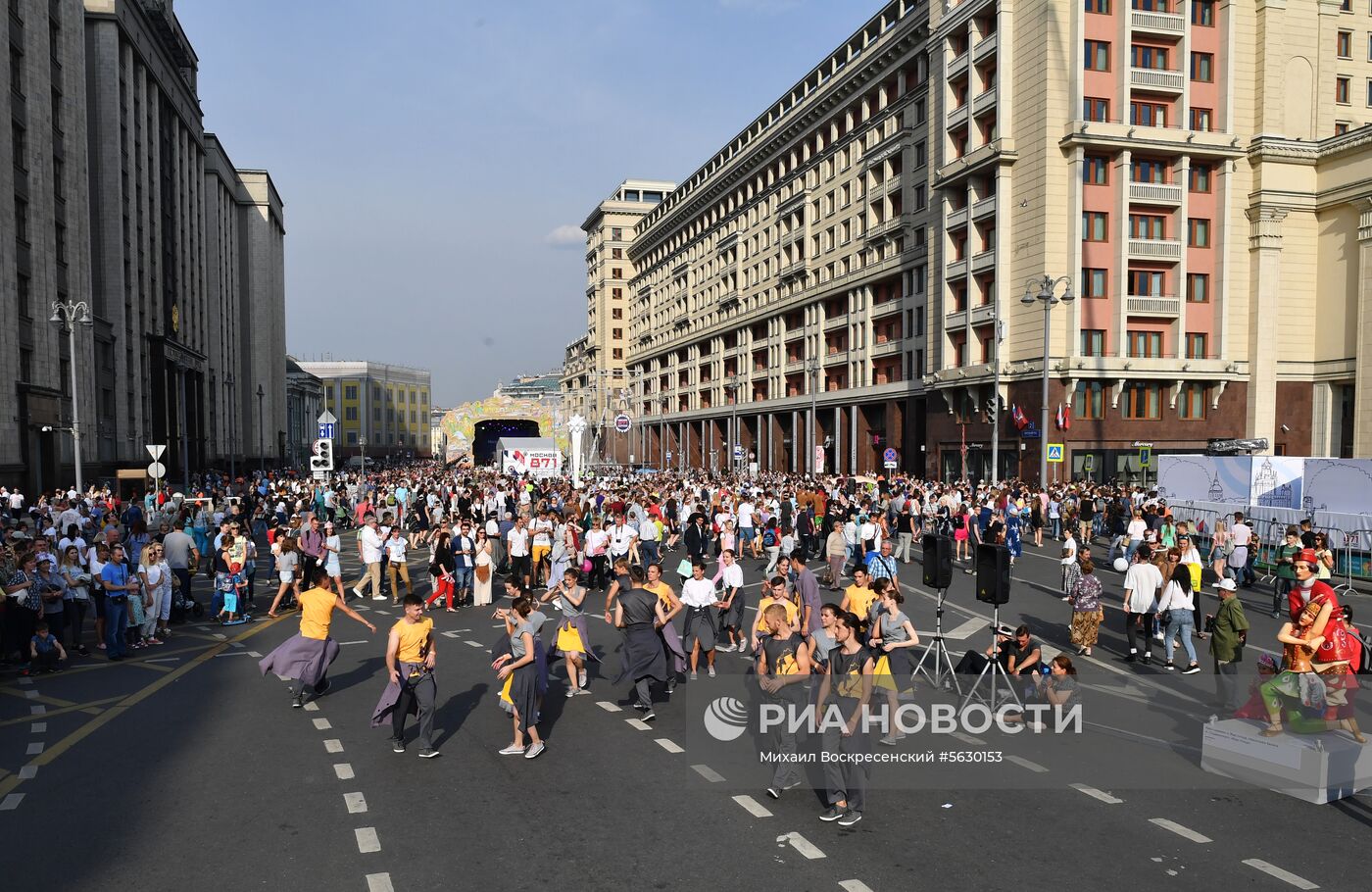 Празднование Дня города в Москве