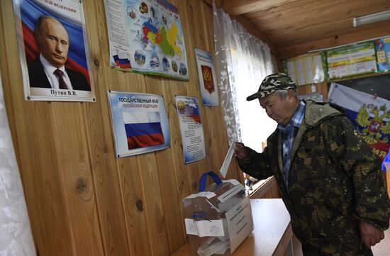 Досрочное голосование в Тюменской области