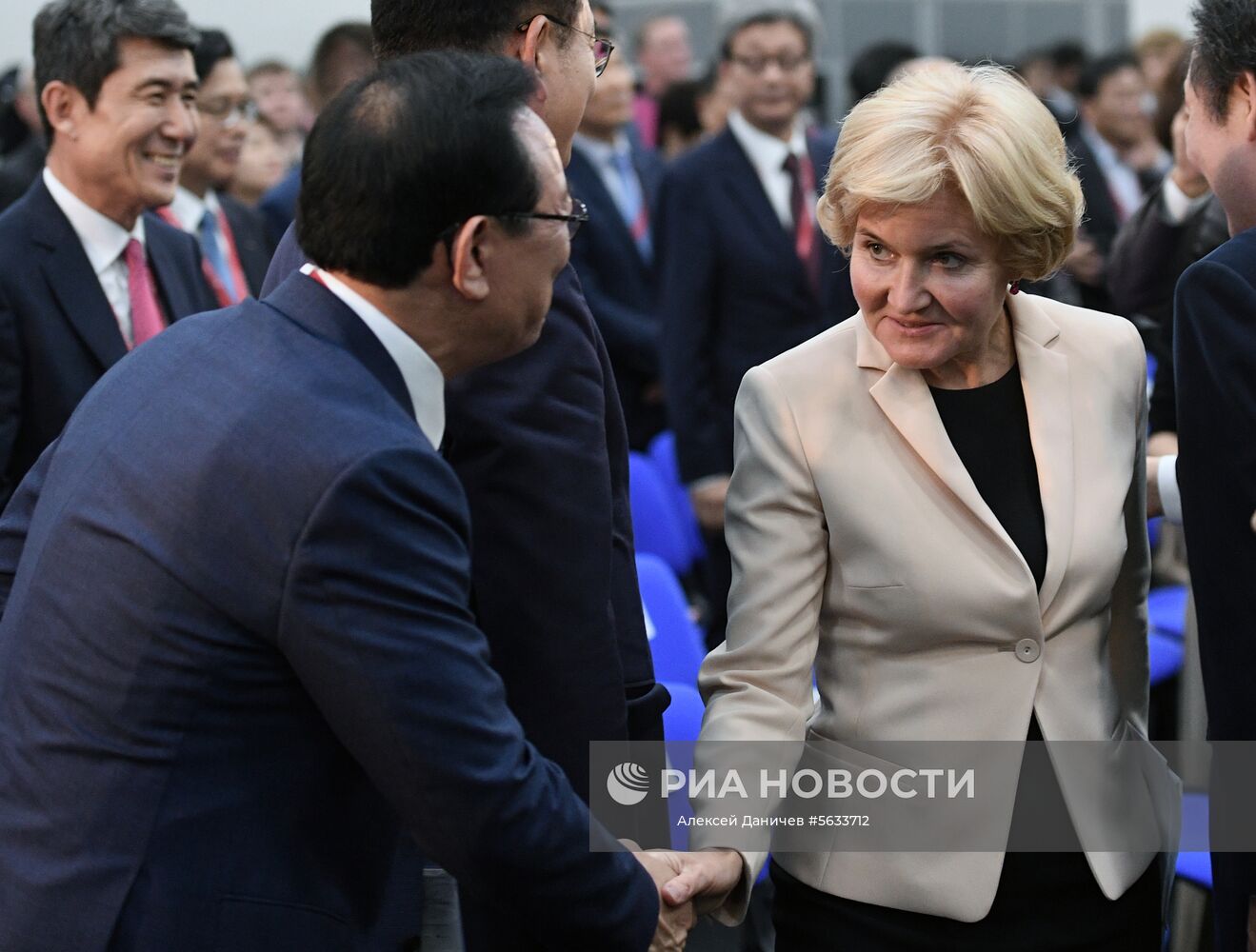 Заместитель председателя правительства РФ Ольга Голодец на IV Восточном экономическом форуме во Владивостоке. Место: Россия, Приморский край, Владивосток. Автор: Алексей Даничев/РИА Новости. IV Восточный экономический форум. День первый