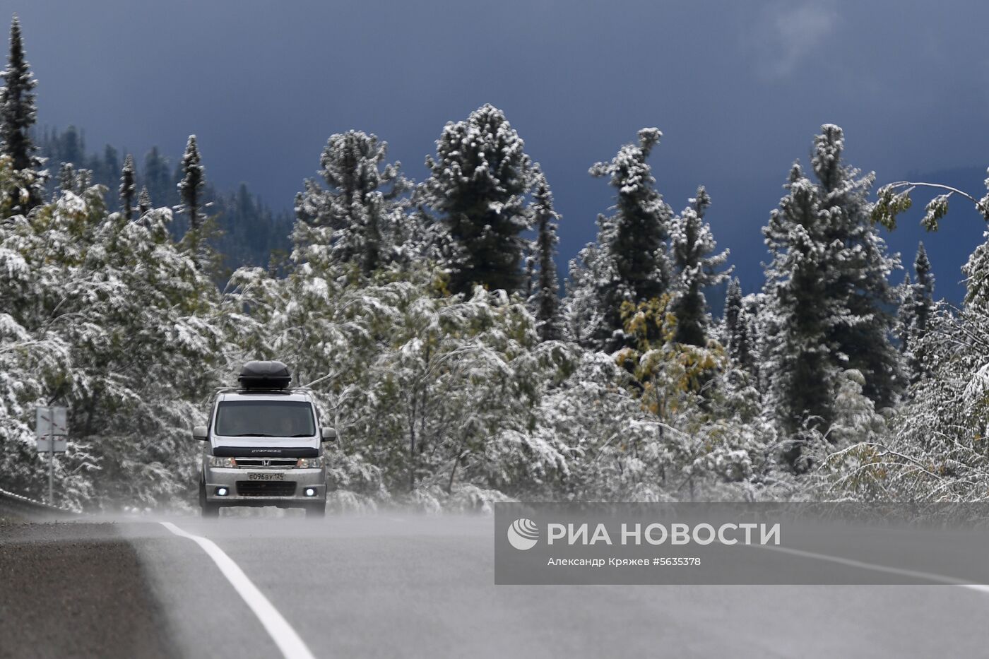 Снег на Буйбинском перевале