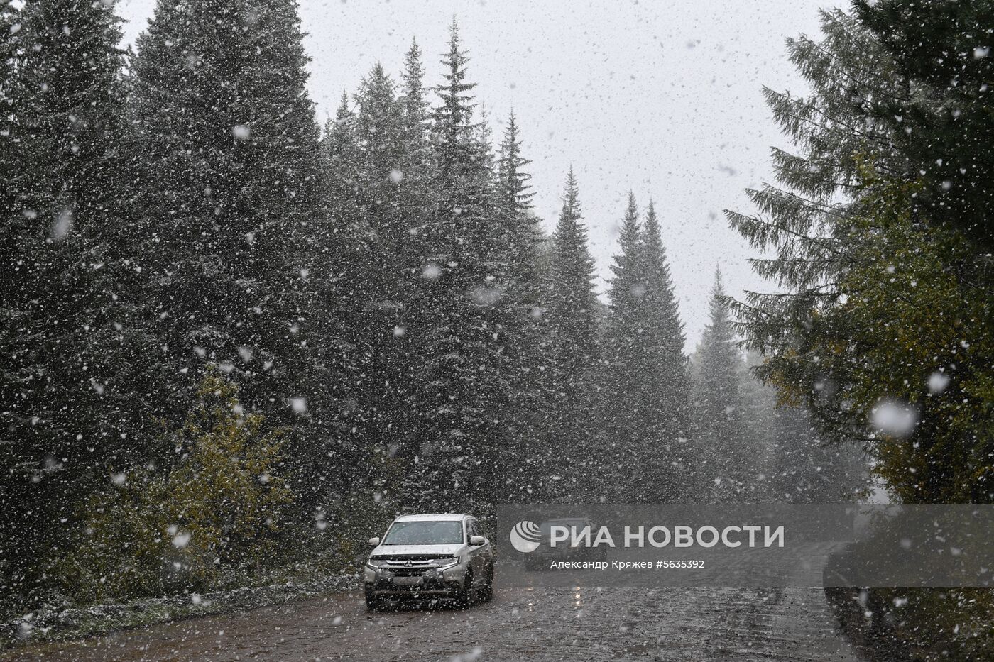 Снег на Буйбинском перевале