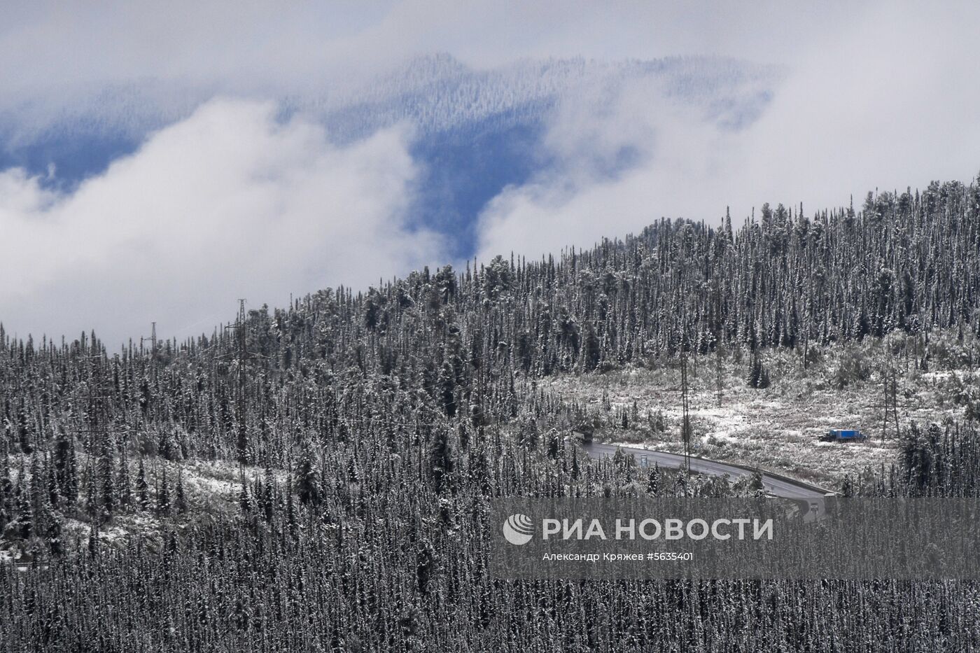 Снег на Буйбинском перевале
