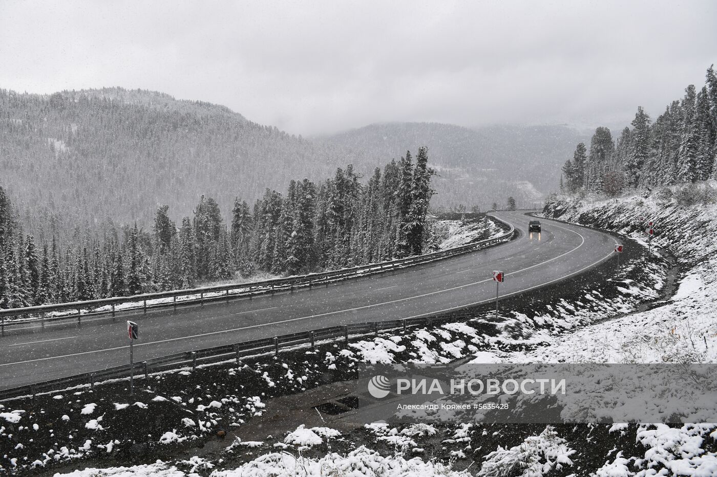 Снег на Буйбинском перевале
