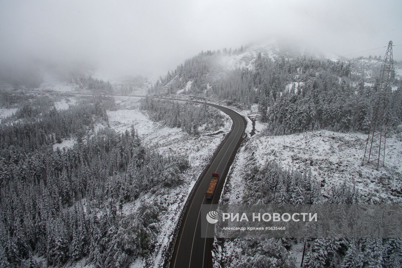 Снег на Буйбинском перевале