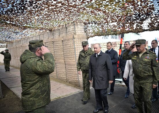 Рабочая поездка президента РФ В. Путина в Забайкальский край