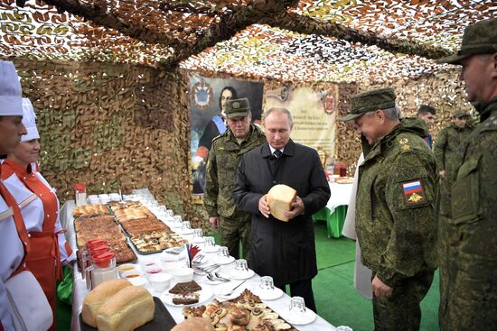 Рабочая поездка президента РФ В. Путина в Забайкальский край