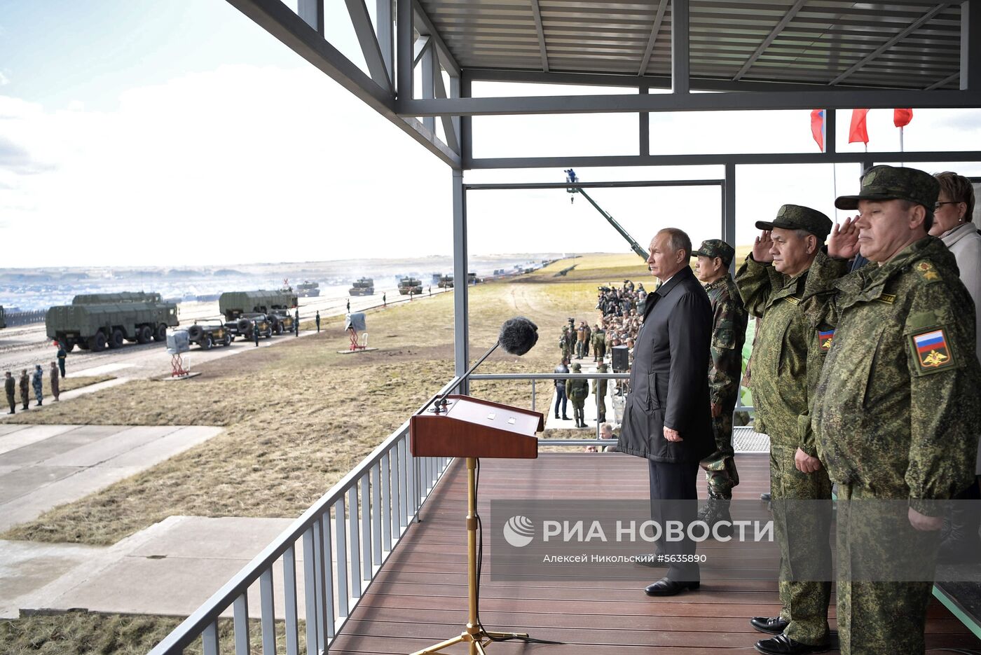 Рабочая поездка президента РФ В. Путина в Забайкальский край