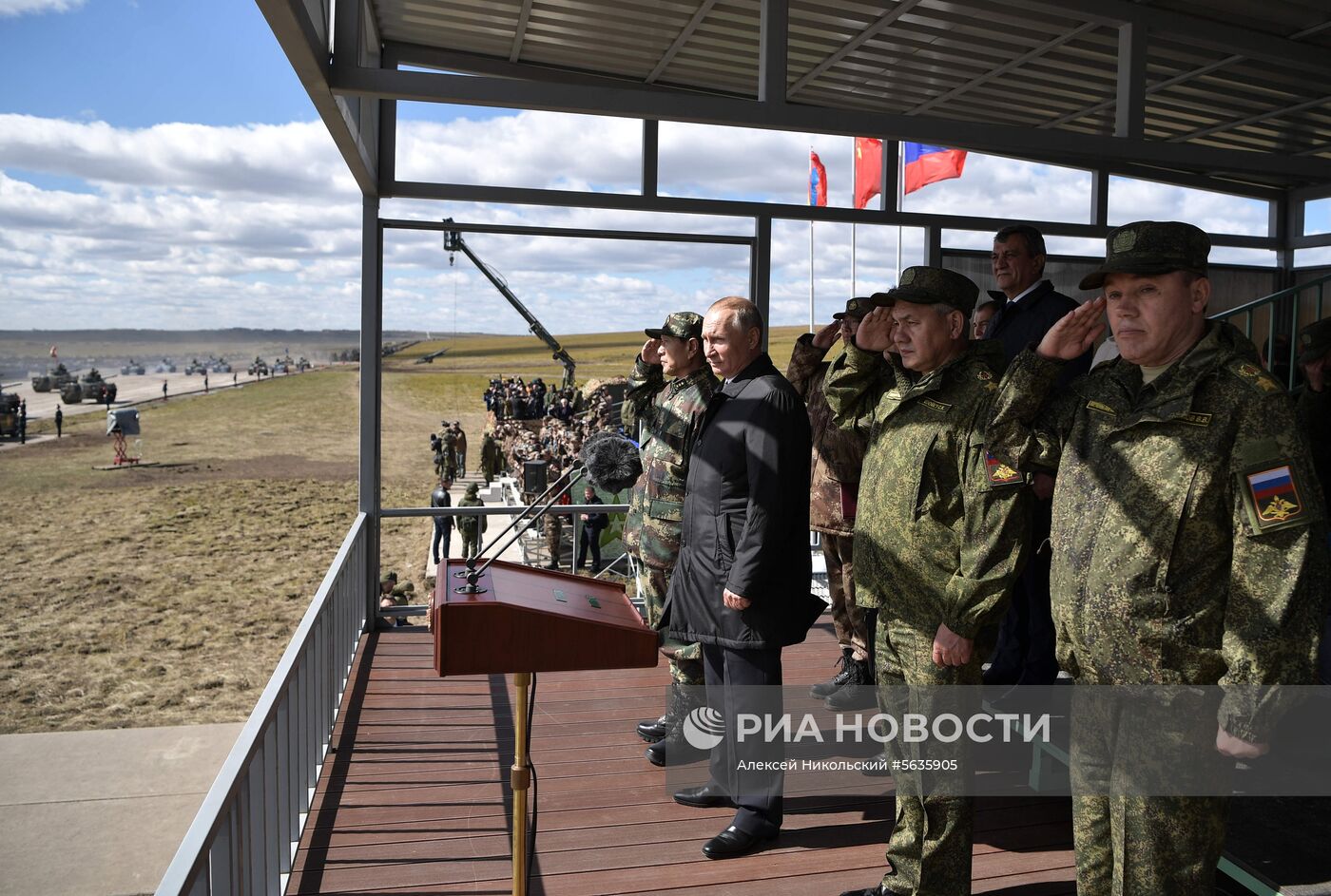 Рабочая поездка президента РФ В. Путина в Забайкальский край