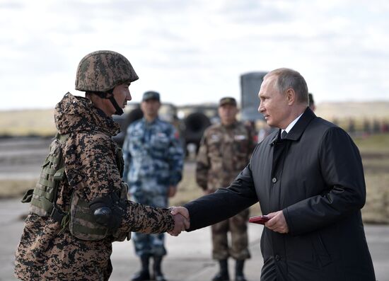 Рабочая поездка президента РФ В. Путина в Забайкальский край