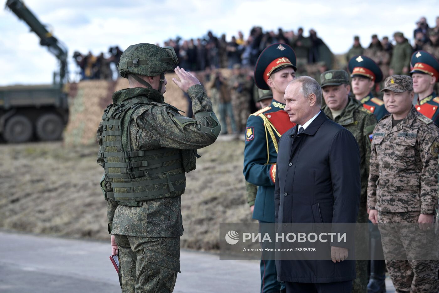 Рабочая поездка президента РФ В. Путина в Забайкальский край