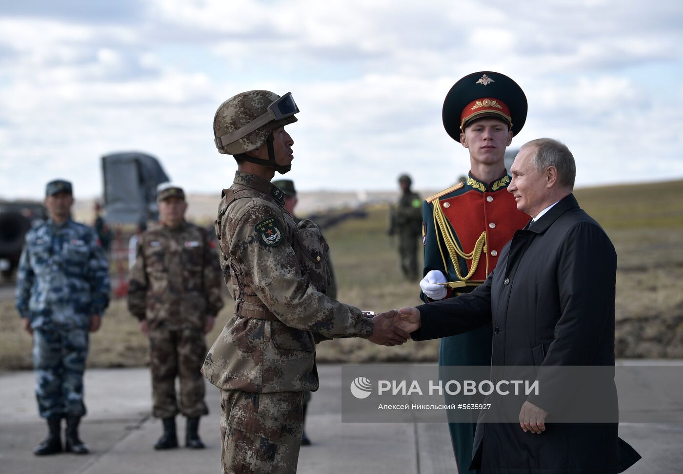 Рабочая поездка президента РФ В. Путина в Забайкальский край