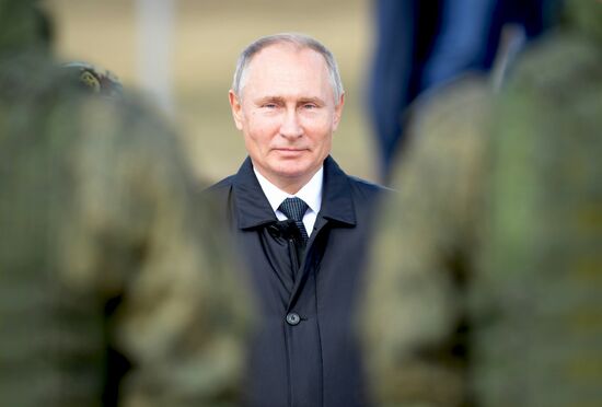 Рабочая поездка президента РФ В. Путина в Забайкальский край