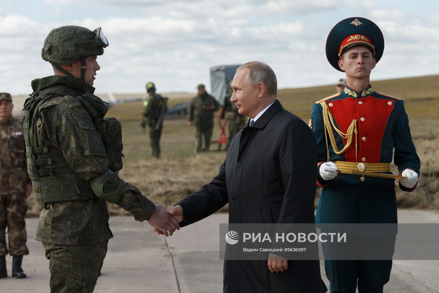 Рабочая поездка президента РФ В. Путина в Забайкальский край