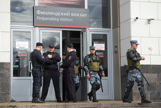 Митинг против пенсионной реформы в Санкт-Петербурге 