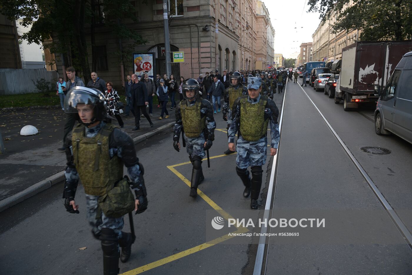 Митинг против пенсионной реформы в Санкт-Петербурге 