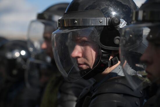 Митинг против пенсионной реформы в Санкт-Петербурге 