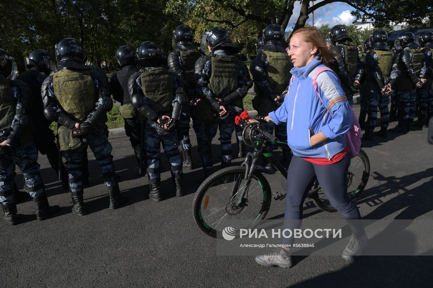 Митинг против пенсионной реформы в Санкт-Петербурге 