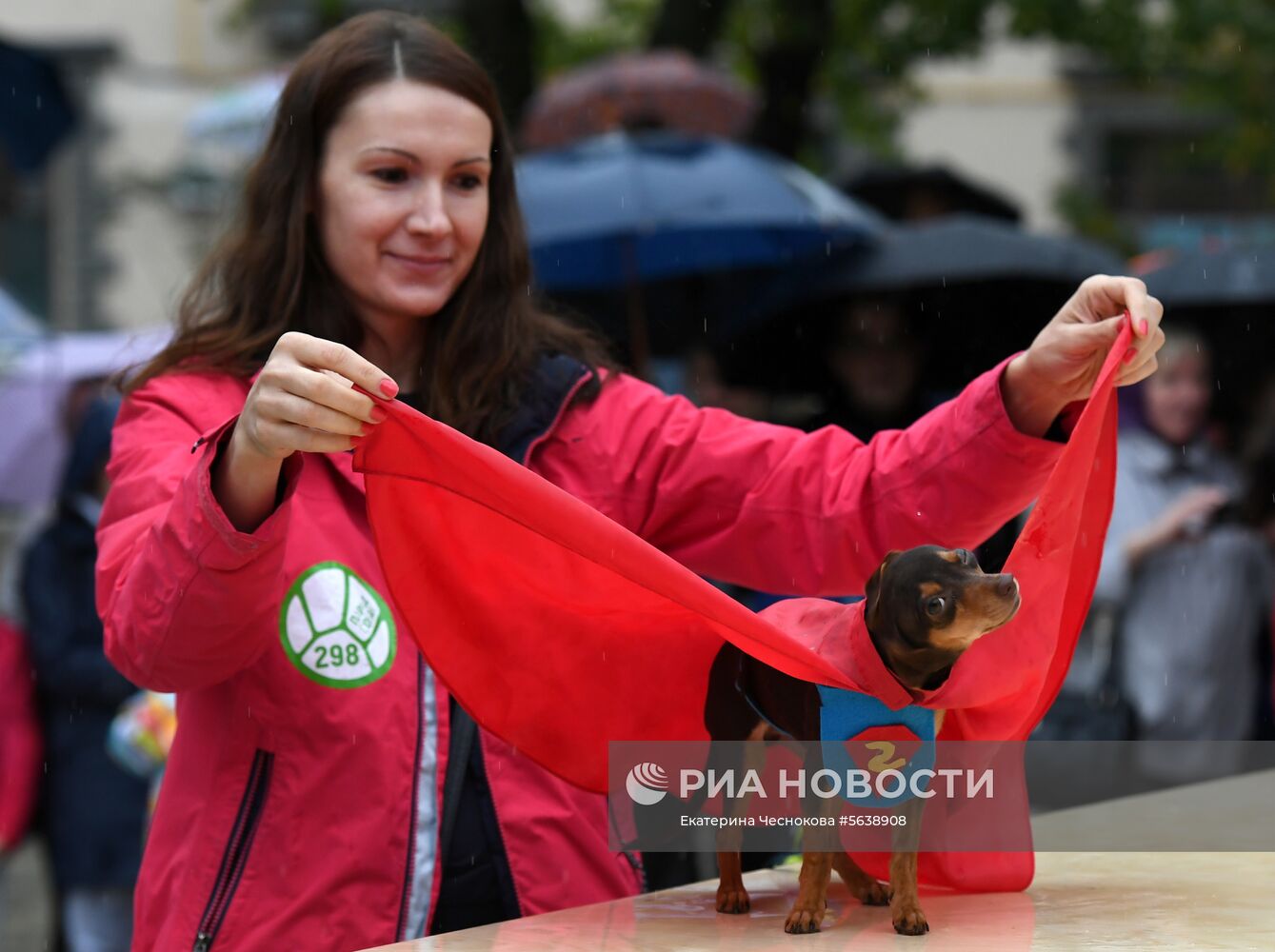 Парад собак в парке "Красная пресня"