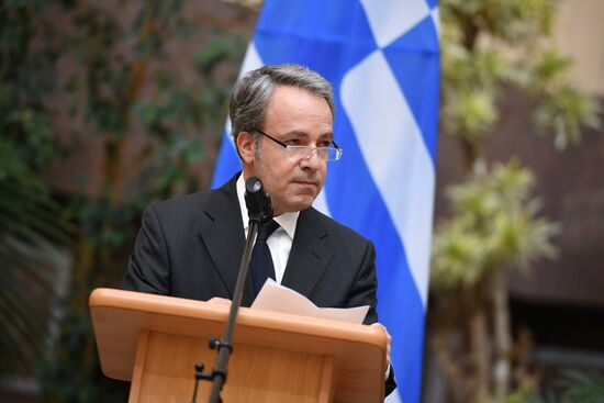 Открытие выставки, посвященной 190-летию установления отношений между Россией и Грецией