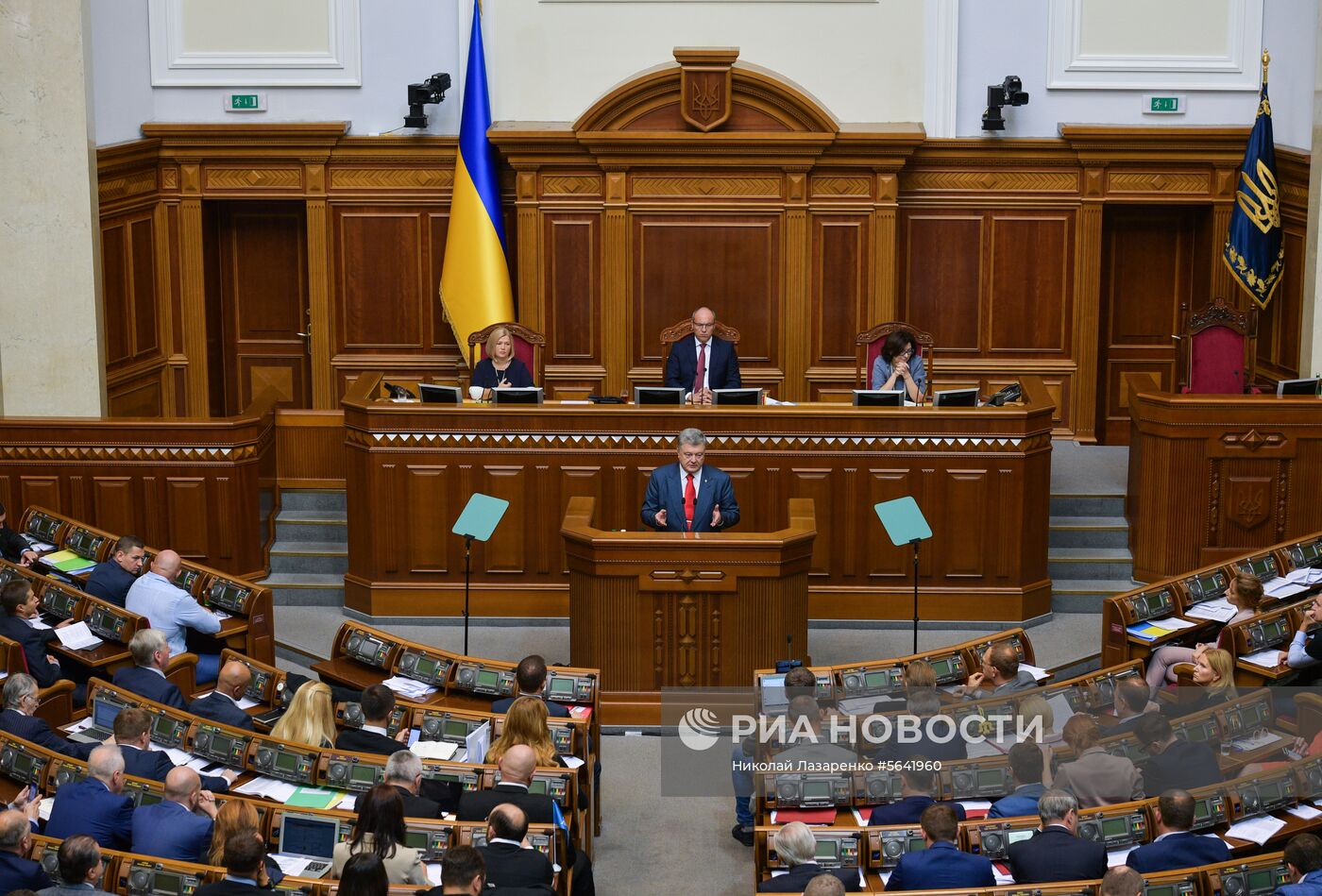 Заседание Верховной рады Украины