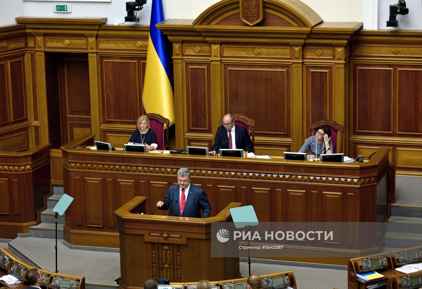 Заседание Верховной рады Украины