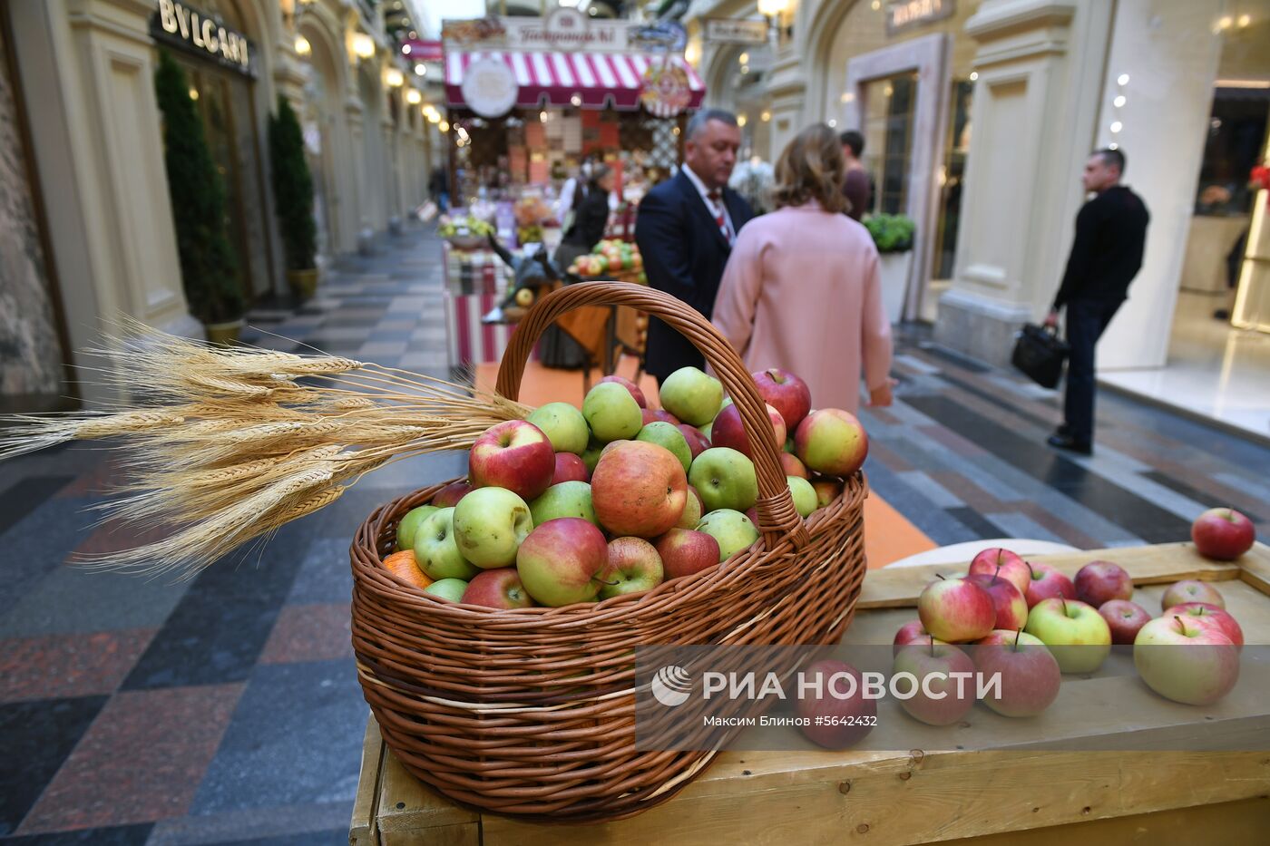 Выставка достижений сельского хозяйства в ГУМе