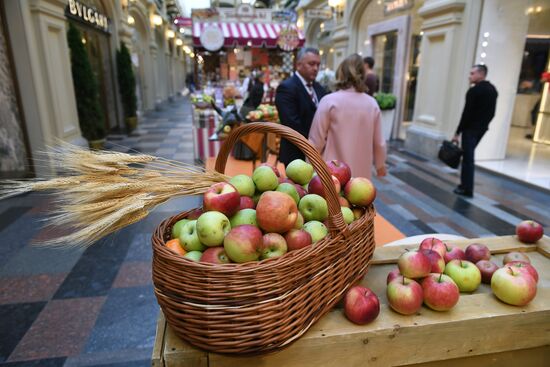 Выставка достижений сельского хозяйства в ГУМе