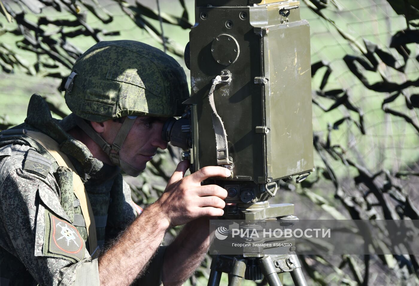 Тактические артиллерийские учения в Краснодарском крае