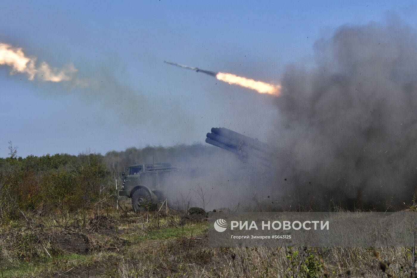 Тактические артиллерийские учения в Краснодарском крае