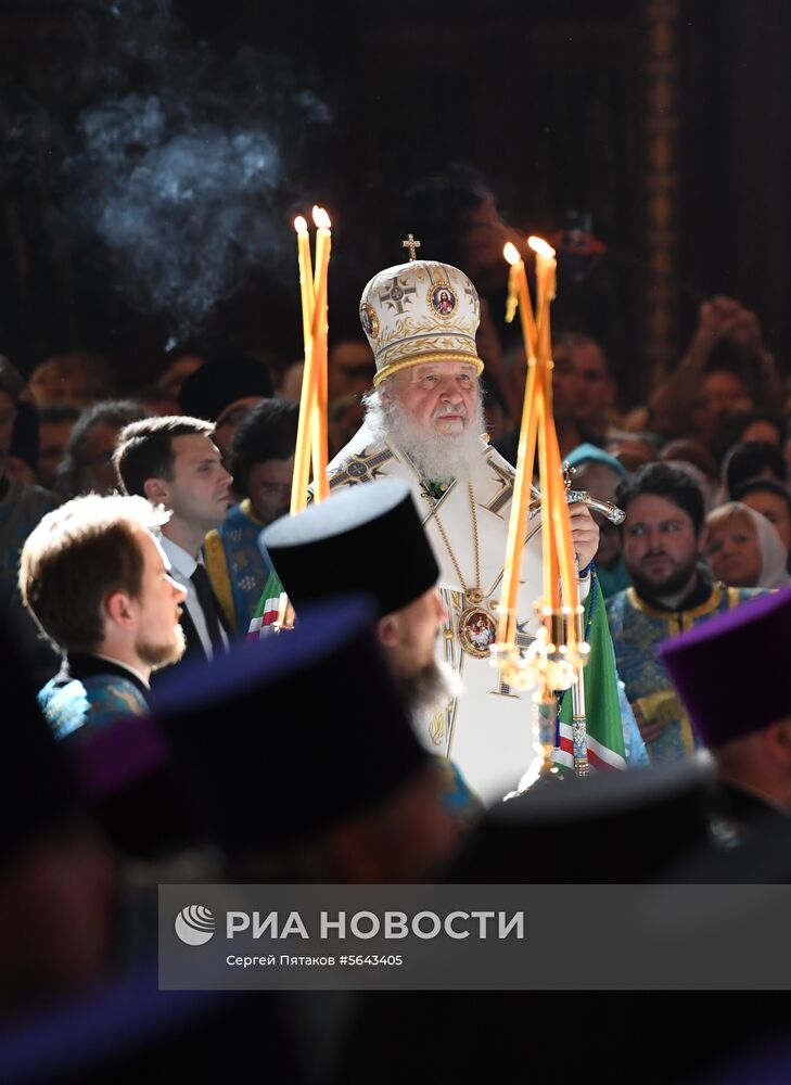 Прибытие мощей святителя Спиридона Тримифунтского в Храм Христа Спасителя