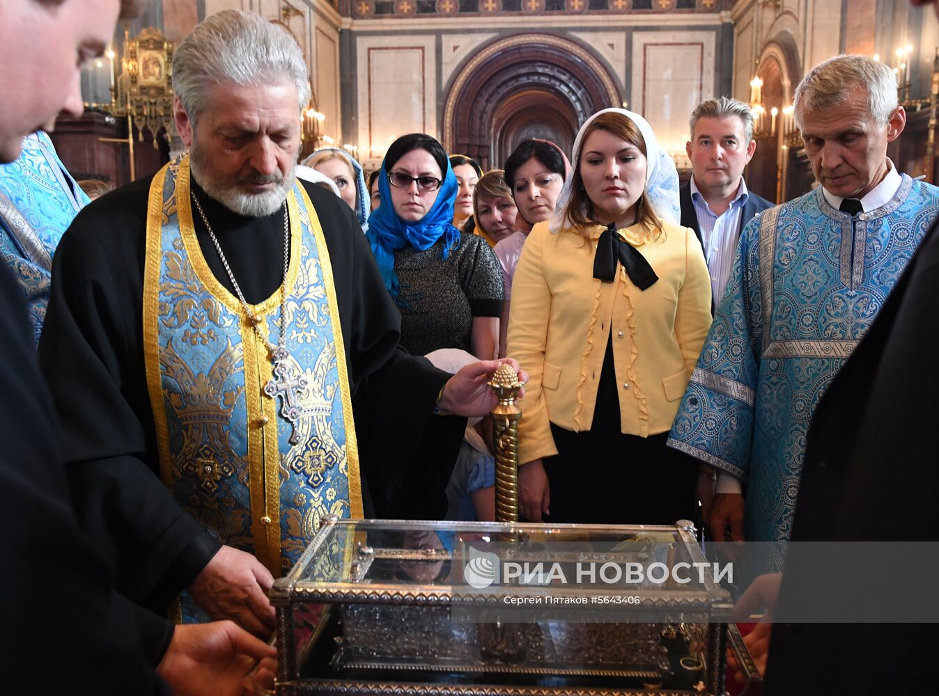 Прибытие мощей святителя Спиридона Тримифунтского в Храм Христа Спасителя