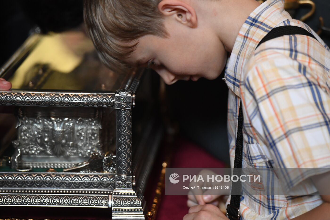 Прибытие мощей святителя Спиридона Тримифунтского в Храм Христа Спасителя