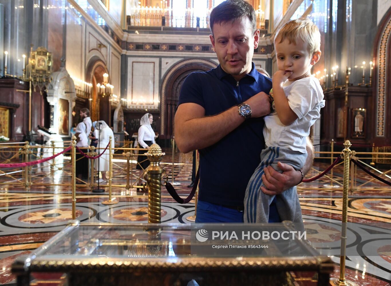 Прибытие мощей святителя Спиридона Тримифунтского в Храм Христа Спасителя