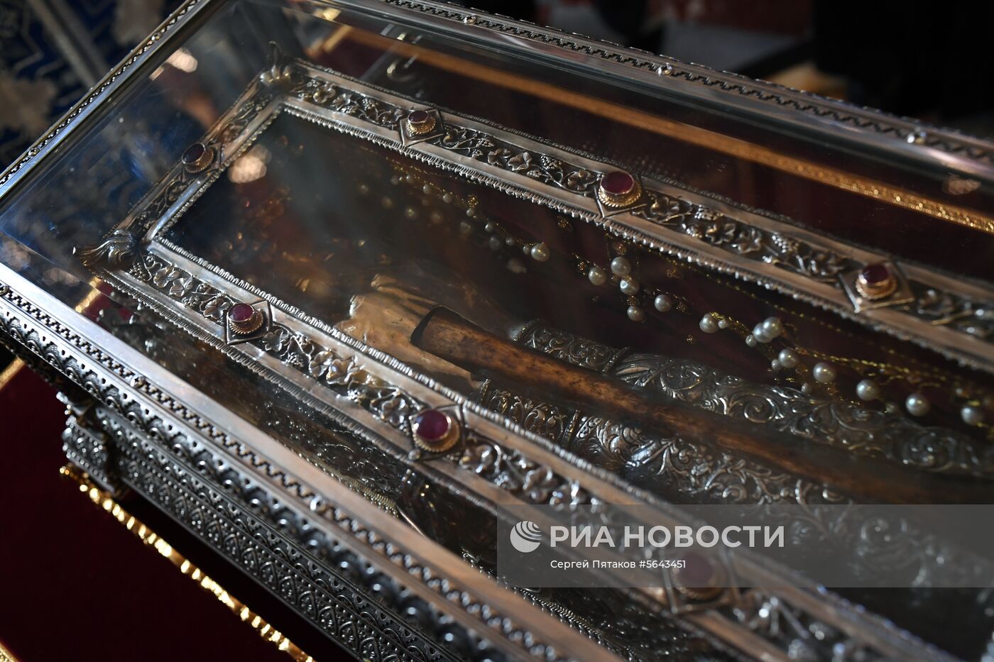 Прибытие мощей святителя Спиридона Тримифунтского в Храм Христа Спасителя