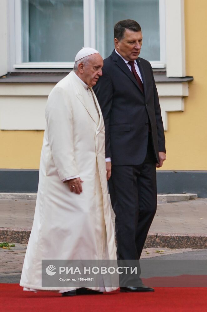 Визит папы Римского Франциска в Латвию