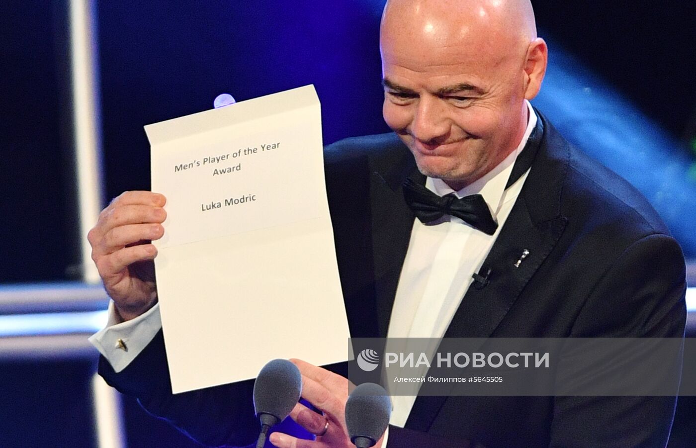 Церемония вручения наград The Best FIFA Football Awards 2018