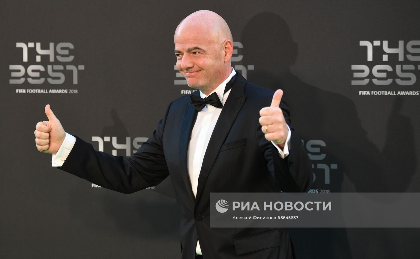 Церемония вручения наград The Best FIFA Football Awards 2018