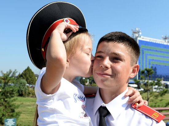 Суворовское училище в Грозном