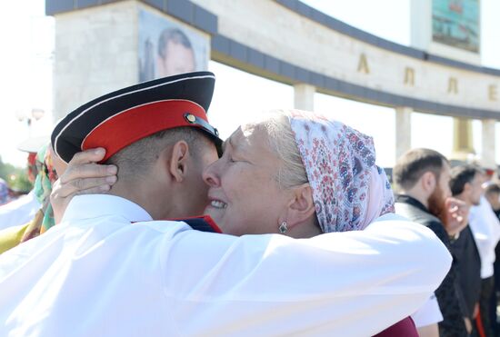 Суворовское училище в Грозном