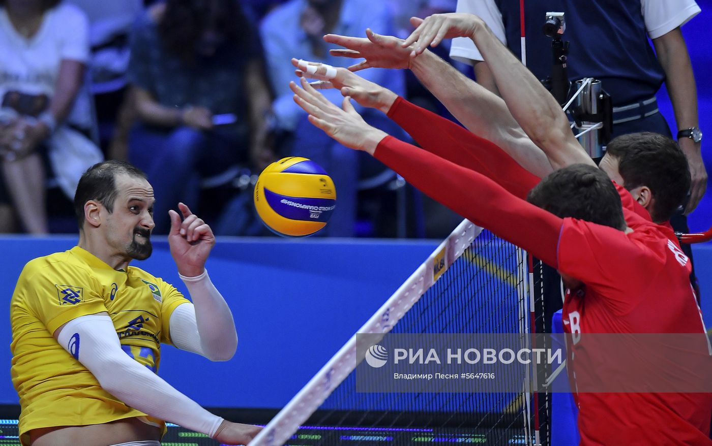 Волейбол. Чемпионат мира. Мужчины. Матч Бразилия - Россия